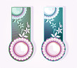 Vector: Labels with flowers ornament, on a light background. Vector Labels with flowers ornament, on a light background. Vector