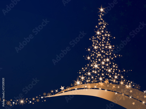 Illustration: Golden Christmas Golden Christmas