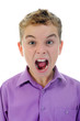 Angry little boy