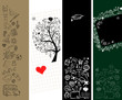 School banners design with place for your text School banners design with place for your text