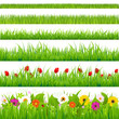Big Grass And Flower Set
