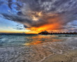 Sunset in the paradise