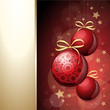 Christmas background in red Christmas background in red