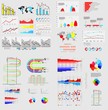 infographic vector graphs and elements. vector illustration.