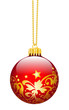 Weihnachtskugel, Christbaumkugel, verziert, Weihnachtsbaumkugel