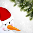 Pupazzo di neve - Snowman and pine