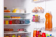 refrigerator with food