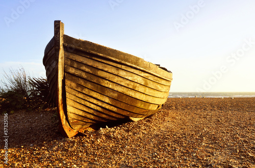 Photo: Fisherman barque at sunset Fisherman barque at sunset