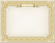 Vector: Gold detailed cerificate Gold detailed cerificate