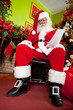 Santa sleeping with a letter