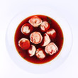 Polish red borscht with uszka (a mushroom filled dumplings) Polish red borscht with uszka (a mushroom filled dumplings)