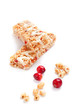 Photo: Cereal bars with puffed wheat and cranberries Cereal bars with puffed wheat and cranberries