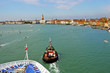Tug to leading to Venice Grand Canal Tug to leading to Venice Grand Canal