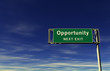 Opportunity Freeway Exit Sign