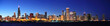 Chicago night panorama