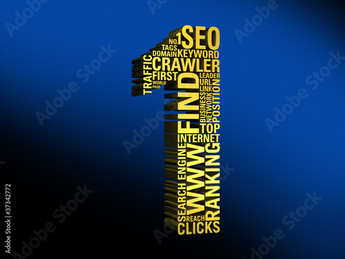 Illustration: Die Nummer 1 im Internet Die Nummer 1 im Internet