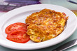 Omelett mit Schinken und Tomaten Omelett mit Schinken und Tomaten