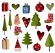 Illustration: Set of decorative elements Set of decorative elements
