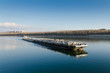 Frachter auf der Donau