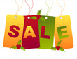christmas sale tags isolated on white christmas sale tags isolated on white