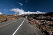 Strasse zum Mount Ruapehu