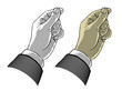 Hand giving or take something Hand giving or take something