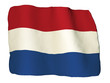 Illustration: Netherlands flag of clay Netherlands flag of clay