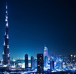 Dubai downtown at night