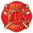 Fire Department or Firefighters Maltese Cross Symbol