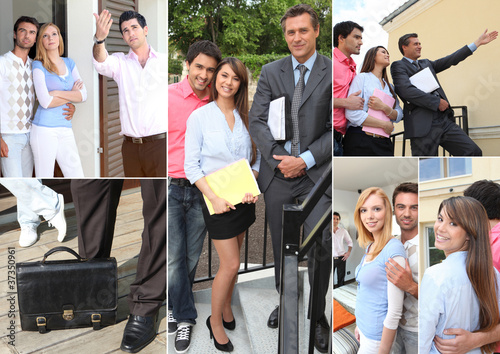 Photo: Real estate visit Real estate visit
