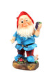 Dwarf figurine isolated over white with clipping path. Dwarf figurine isolated over white with clipping path.
