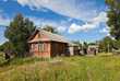 Old wooden house in russian village
