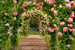 Treppe im Rosengarten
