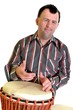 down syndrome man with bongo down syndrome man with bongo