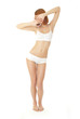 Fitness trainer's body
