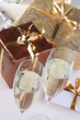 Gold/Brown Presents and Champaign