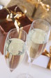 Gold/Brown Presents and Champaign