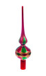 Christmas tree topper over pure white with clipping path