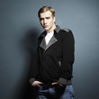 Fashion portrait of the young beautiful man