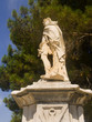 Statue in Corfu Town on the Island of Corfu Greece