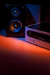Photo: CD receiver and speakers CD receiver and speakers