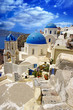 white - blue Santorini