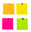 multicolored notes