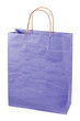 Paper bag isolated on white background.