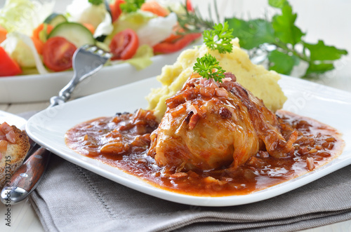 Foto: Krautwickerl mit Püree Krautwickerl mit Püree