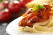 Spaghetti Bolognese.