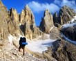 passo delle farangole - pale di san martino - dolomiti - italy passo delle farangole - pale di san martino - dolomiti - italy