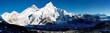 evening view of everest from kala patthar