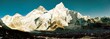 view of Everest and Nuptse from Kala Patthar
