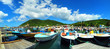 bateaux colorés